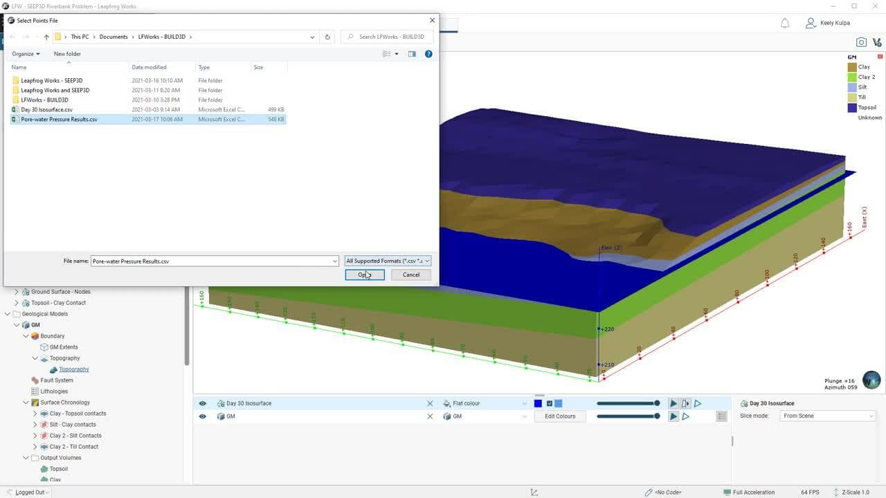 GeoStudio：三维分析结果与地质模型联合展示